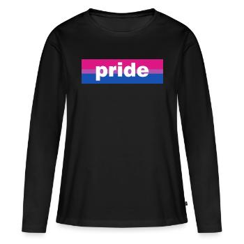 Pride Month LGBTQ Human Rights Gay - T-shirt manches longues Premium bio Femme - noir - Devant - Julia (174cm)