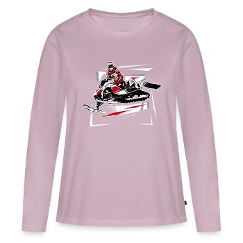 Snowmobil - snowmobile - snowmobile - Women's Premium Organic Long Sleeve Shirt - dusky pink - Front - Julia (174cm)