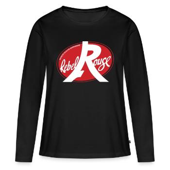 Red Rebel - Women's Premium Organic Long Sleeve Shirt - black - Front - Julia (174cm)