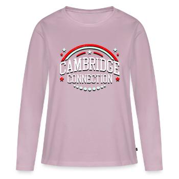 Cambridge Connection - Women's Premium Organic Long Sleeve Shirt - dusky pink - Front - Julia (174cm)