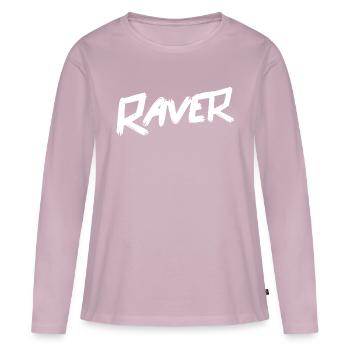 Raver - Techo - Women's Premium Organic Long Sleeve Shirt - dusky pink - Front - Julia (174cm)