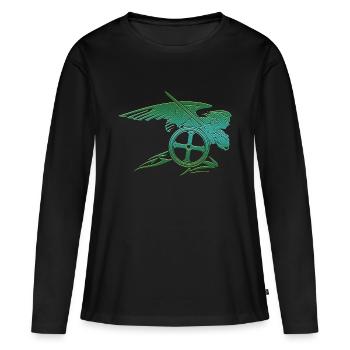 Michael archangel saint christian angels saint snkt - Women's Premium Organic Long Sleeve Shirt - black - Front - Julia (174cm)