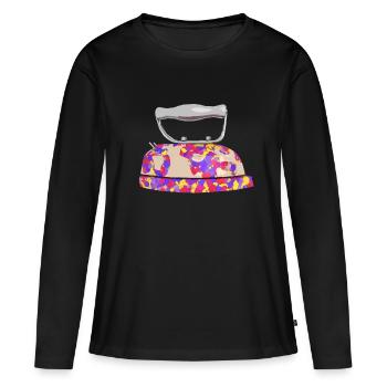 Iron, household, household appliance - Women's Premium Organic Long Sleeve Shirt - black - Front - Julia (174cm)