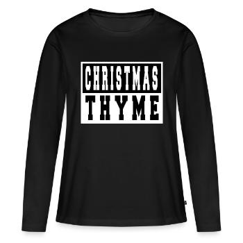 Christmas Vacation Sayings Beach Christmas Present - Women's Premium Organic Long Sleeve Shirt - black - Front - Julia (174cm)