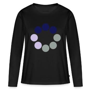 download youtube - T-shirt manches longues Premium bio Femme - noir - Devant - Julia (174cm)