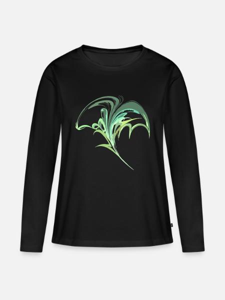 dash 2 - Frauen Premium Bio Langarmshirt - Schwarz