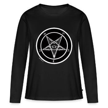 Sigil of Baphomet Satan - Women's Premium Organic Long Sleeve Shirt - black - Front - Julia (174cm)