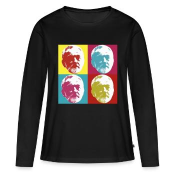 Multi Corbyn - Women's Premium Organic Long Sleeve Shirt - black - Front - Julia (174cm)