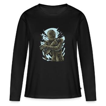 the Mummy - Women's Premium Organic Long Sleeve Shirt - black - Front - Julia (174cm)