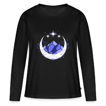 Stars Eternal - Women's Premium Organic Long Sleeve Shirt - black - Front - Julia (174cm)
