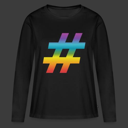 rainbow hash include - Women's Premium Organic Long Sleeve Shirt