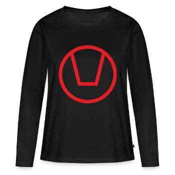 Swinger - Frauen Premium Bio Langarmshirt - Schwarz - Vorne - Julia (174cm)