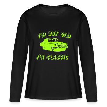 Auto - Frauen Premium Bio Langarmshirt - Schwarz - Vorne - Julia (174cm)