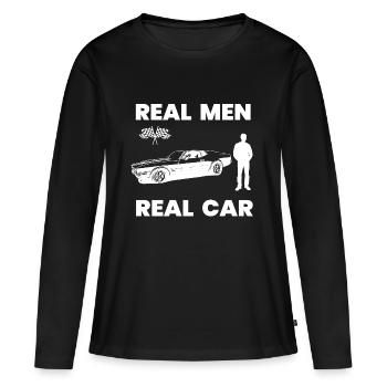 Auto - Frauen Premium Bio Langarmshirt - Schwarz - Vorne - Julia (174cm)