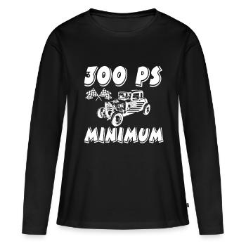Auto - Frauen Premium Bio Langarmshirt - Schwarz - Vorne - Julia (174cm)