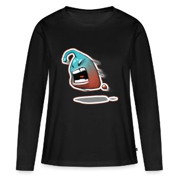 Rage - Frauen Premium Bio Langarmshirt - Schwarz - Vorne - Julia (174cm)