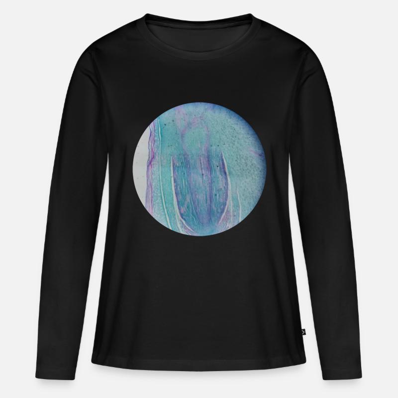 Corn seeds - Women's Premium Organic Long Sleeve Shirt - black