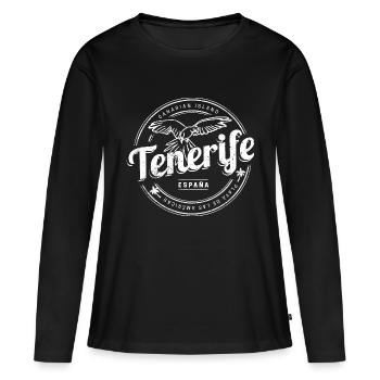 Tenerife Perroquet Îles Canaries Espagne - T-shirt manches longues Premium bio Femme - noir - Devant - Julia (174cm)