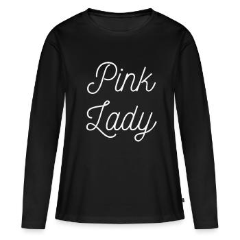 pink Lady - T-shirt manches longues Premium bio Femme - noir - Devant - Julia (174cm)