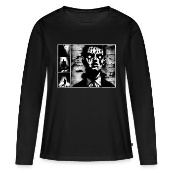 Agent #2 - Frauen Premium Bio Langarmshirt - Schwarz - Vorne - Julia (174cm)