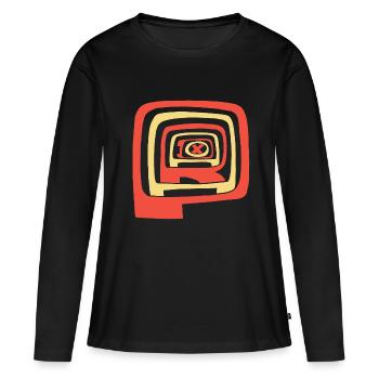 Paradox - Frauen Premium Bio Langarmshirt - Schwarz - Vorne - Julia (174cm)