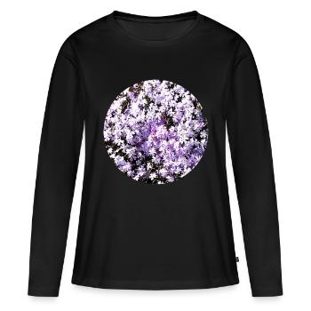 Blue carpet - Women's Premium Organic Long Sleeve Shirt - black - Front - Julia (174cm)