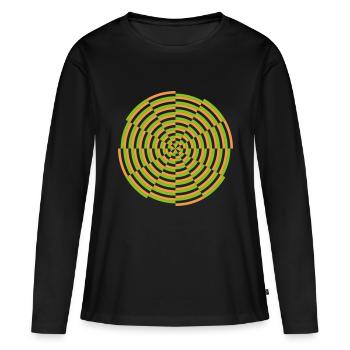 twisted_minds_2 - Frauen Premium Bio Langarmshirt - Schwarz - Vorne - Julia (174cm)