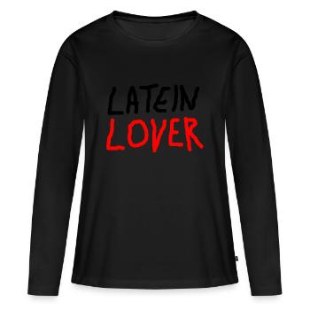 Latein Lover - Frauen Premium Bio Langarmshirt - Schwarz - Vorne - Julia (174cm)