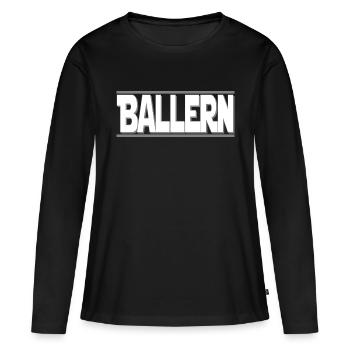 Tournage - Raver Techno - T-shirt manches longues Premium bio Femme - noir - Devant - Julia (174cm)