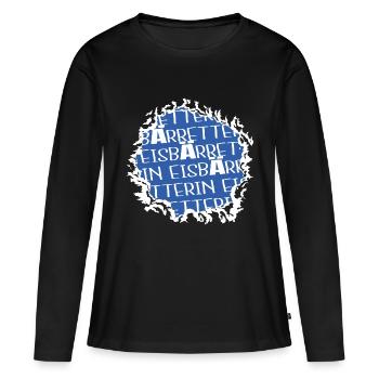 klima animal rights spruch geburtstagsgeschenkidee - Frauen Premium Bio Langarmshirt - Schwarz - Vorne - Julia (174cm)