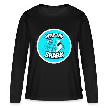 Brûler ses dernières cartouches - T-shirt manches longues Premium bio Femme - noir - Devant - Julia (174cm)