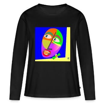 Ils sont tout beaux - T-shirt manches longues Premium bio Femme - noir - Devant - Julia (174cm)