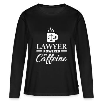Rechtsanwalt Rechtsanwalt Anwalt Advokat Kaffee Geschenk - Frauen Premium Bio Langarmshirt - Schwarz - Vorne - Julia (174cm)