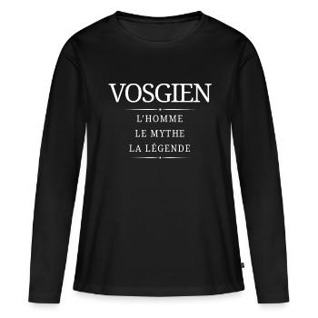 Vosgien Homme Mythe - T-shirt manches longues Premium bio Femme - noir - Devant - Julia (174cm)