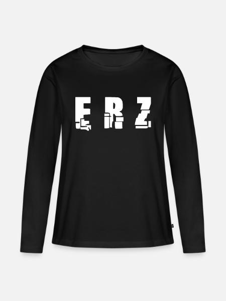 Erzgebirge meine Heimat - Frauen Premium Bio Langarmshirt - Schwarz