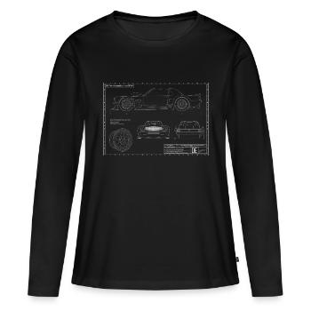 Ken Block RTR - Women's Premium Organic Long Sleeve Shirt - black - Front - Julia (174cm)