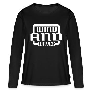 Liberté personnelle cadeau d’expression de soi bday - T-shirt manches longues Premium bio Femme - noir - Devant - Julia (174cm)
