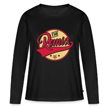 The Remix - Der Remix - The Original - Familie - T-shirt manches longues Premium bio Femme - noir - Devant - Julia (174cm)