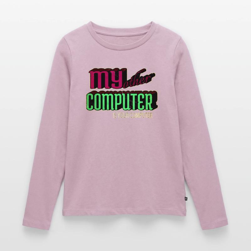 present hacking coding hacking computer Frauen Premium Bio Langarmshirt