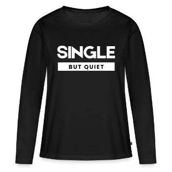 Solo, but painting - Women's Premium Organic Long Sleeve Shirt - black - Front - Julia (174cm)