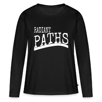 bday chassant le soleil citation soleil - T-shirt manches longues Premium bio Femme - noir - Devant - Julia (174cm)