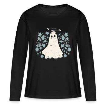 Saint- - T-shirt manches longues Premium bio Femme - noir - Devant - Julia (174cm)