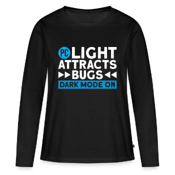 Computer Coding Programmierer - Frauen Premium Bio Langarmshirt - Schwarz - Vorne - Julia (174cm)