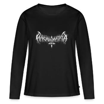 Hakuna death metal - T-shirt manches longues Premium bio Femme - noir - Devant - Julia (174cm)
