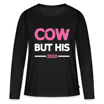 Zicke Pärchen 2020 Frau Design Motiv Grunge Vector - Frauen Premium Bio Langarmshirt - Schwarz - Vorne - Julia (174cm)