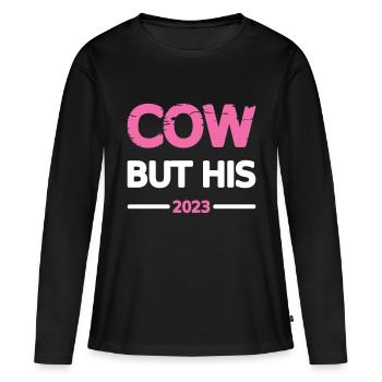 Zicke Pärchen 2023 Frau Design Motiv Grunge Vector - Frauen Premium Bio Langarmshirt - Schwarz - Vorne - Julia (174cm)
