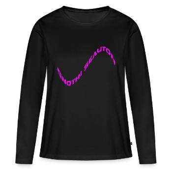 Gnothi Seauton - T-shirt manches longues Premium bio Femme - noir - Devant - Julia (174cm)