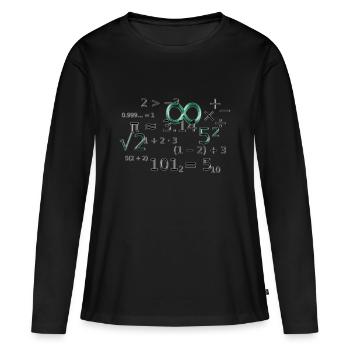 Abschlussfeier 2024 Abiturfeier - Frauen Premium Bio Langarmshirt - Schwarz - Vorne - Julia (174cm)