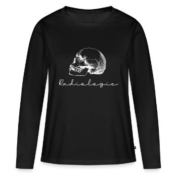 MTRA Medizinisch Technischer Radiologie Assistent - Frauen Premium Bio Langarmshirt - Schwarz - Vorne - Julia (174cm)