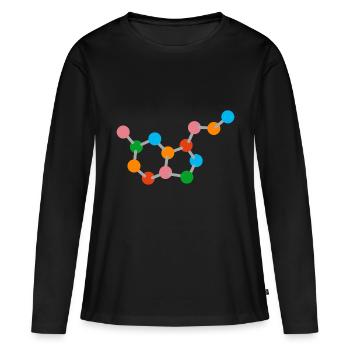 Molekül - Frauen Premium Bio Langarmshirt - Schwarz - Vorne - Julia (174cm)
